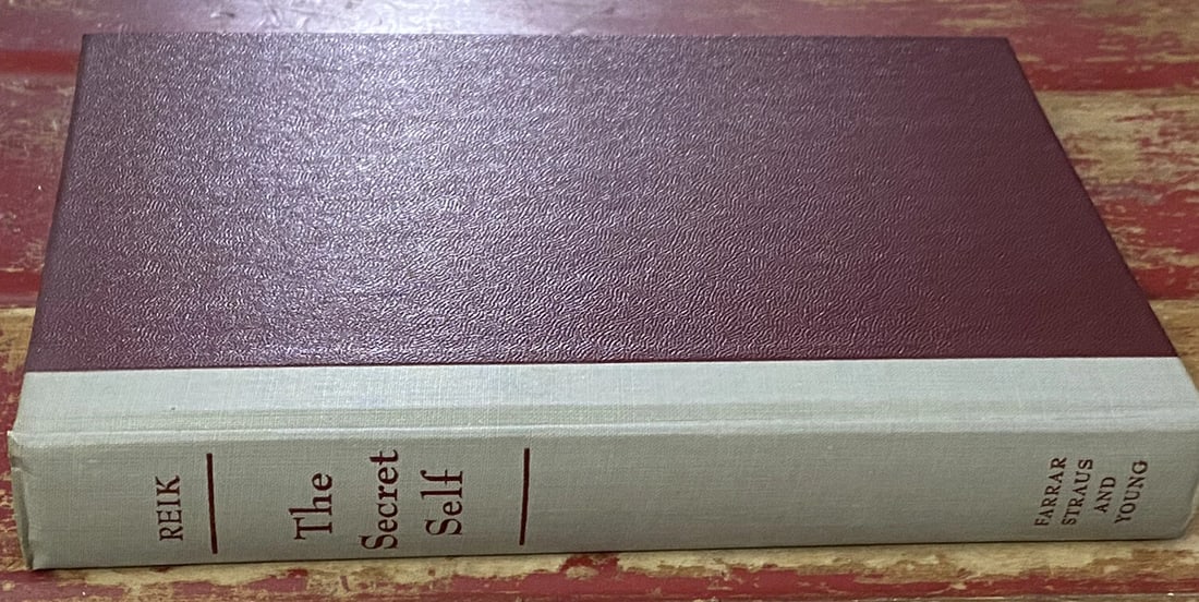 Theodor Reik Secret Self Psychoanalytic Experiences in Life and Literature VGood - 11
