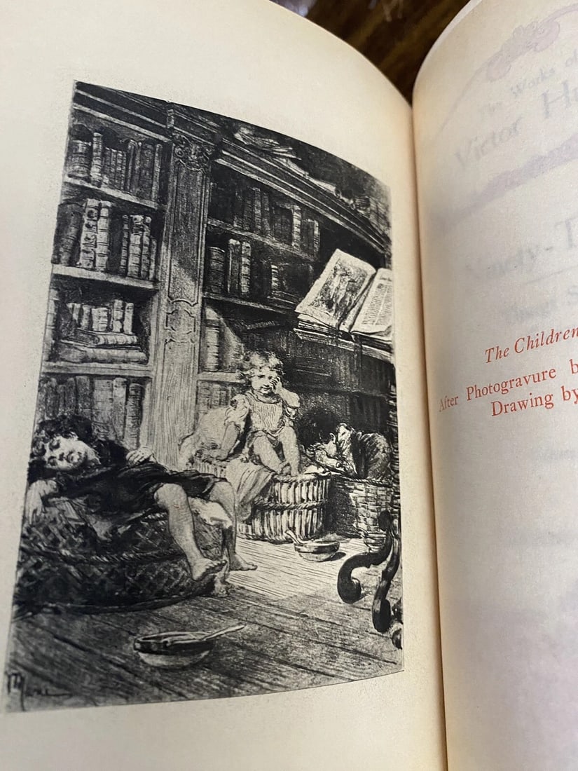 Works of Victor Hugo Ninety Three Things Seen Vol VII University Society Antique - 3