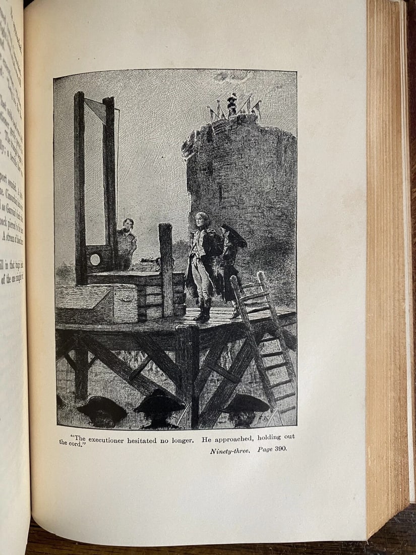 Works of Victor Hugo Ninety Three Things Seen Vol VII University Society Antique - 9