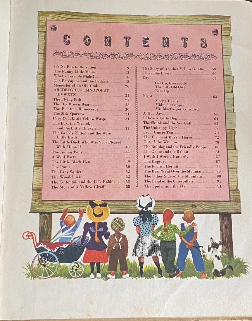 1944 ANIMAL STORIES BY GEORGES DUPLAIX 1st Ed/5th Simon & Schuster Vintage - 8