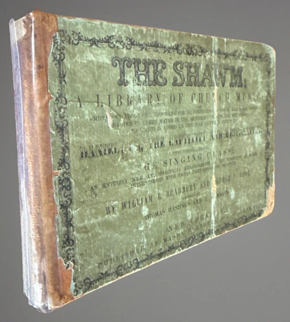 The Shawm Library of Church Music 1853 Wm Bradbury Mason Bros. RARE Antique - 2