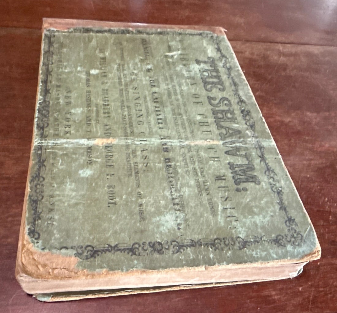 The Shawm Library of Church Music 1853 Wm Bradbury Mason Bros. RARE Antique - 7