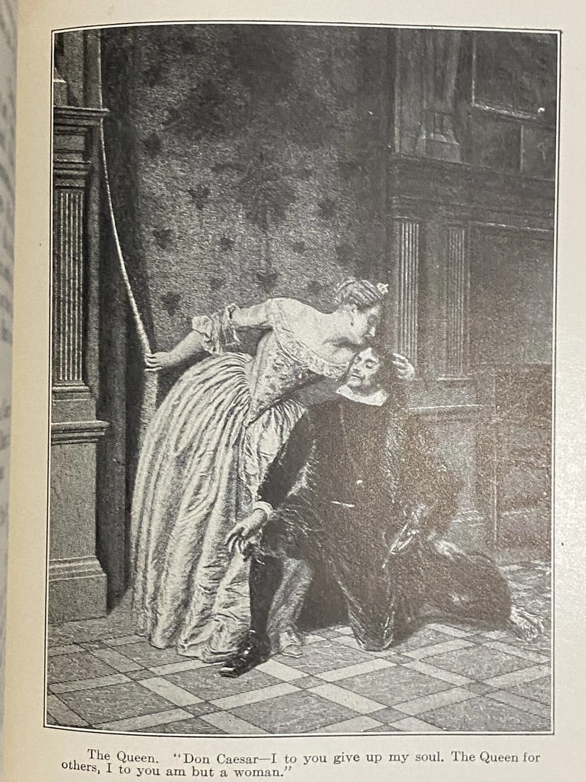 Works of Victor Hugo Poems and Dramas Vol IX University Society Antique Leather - 4