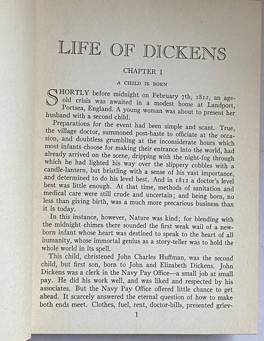 LIFE OF DICKENS BY EVERETT H. RUPERT AND FAVORITE STORIES Books Inc. 1936 HC - 14