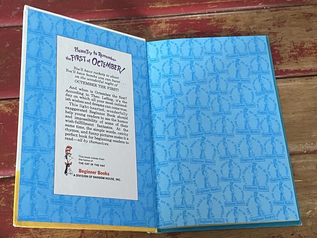 Theo. LeSieg (&) Dr Seuss, Please Try To Remember the First of Octember 1977 - 10