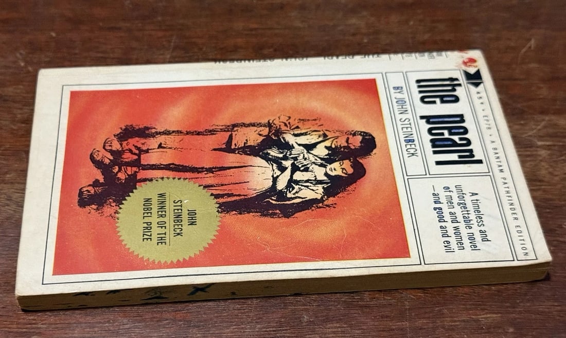 The Pearl by John Steinbeck 1964 18th Paperback A Bantam Pathfinder Edition Good - 5