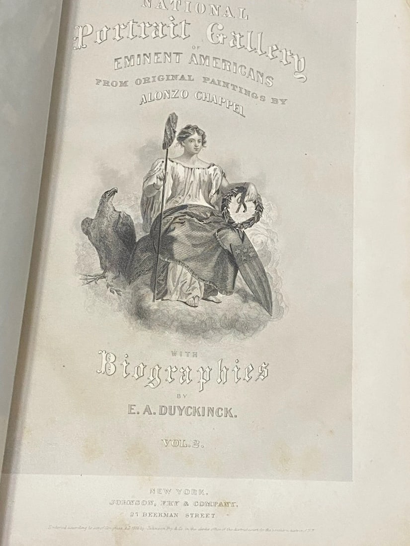 PORTRAIT GALLERY OF EMINENT AMERICANS Vol.II 1864 E.A.Duyckinck - 10