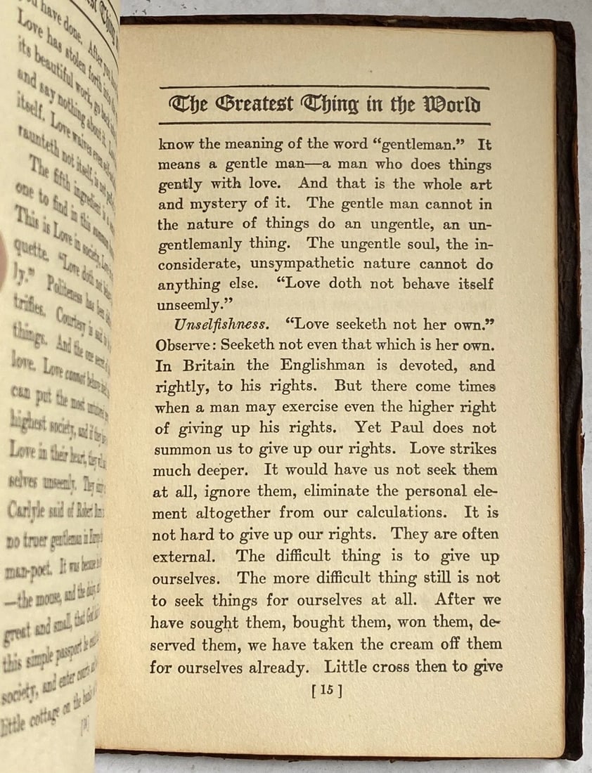 Greatest Thing in the World by Henry Drummond, Thomas Y. Crowell & Co., 1930 - 8