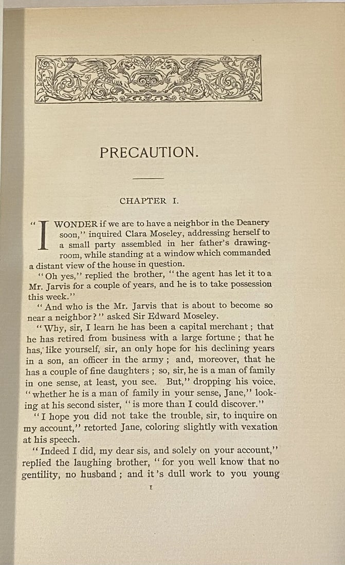 PRECAUTION James Fenimore Cooper Leather Stocking Edition Ltd Ed #478/1000 HC - 7