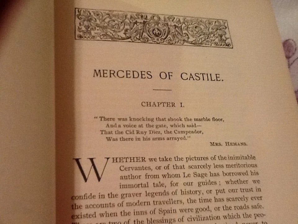 MERCEDES OF CASTILE James Fenimore Cooper No 478/1000 LeatherStockingEd. No Date - 11