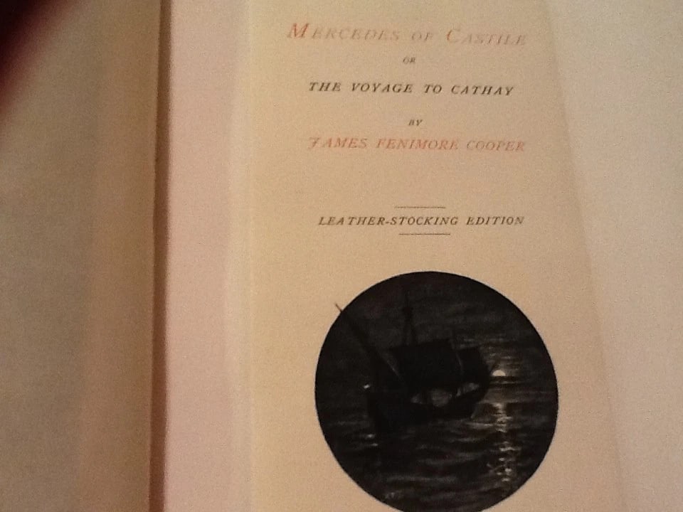 MERCEDES OF CASTILE James Fenimore Cooper No 478/1000 LeatherStockingEd. No Date - 4