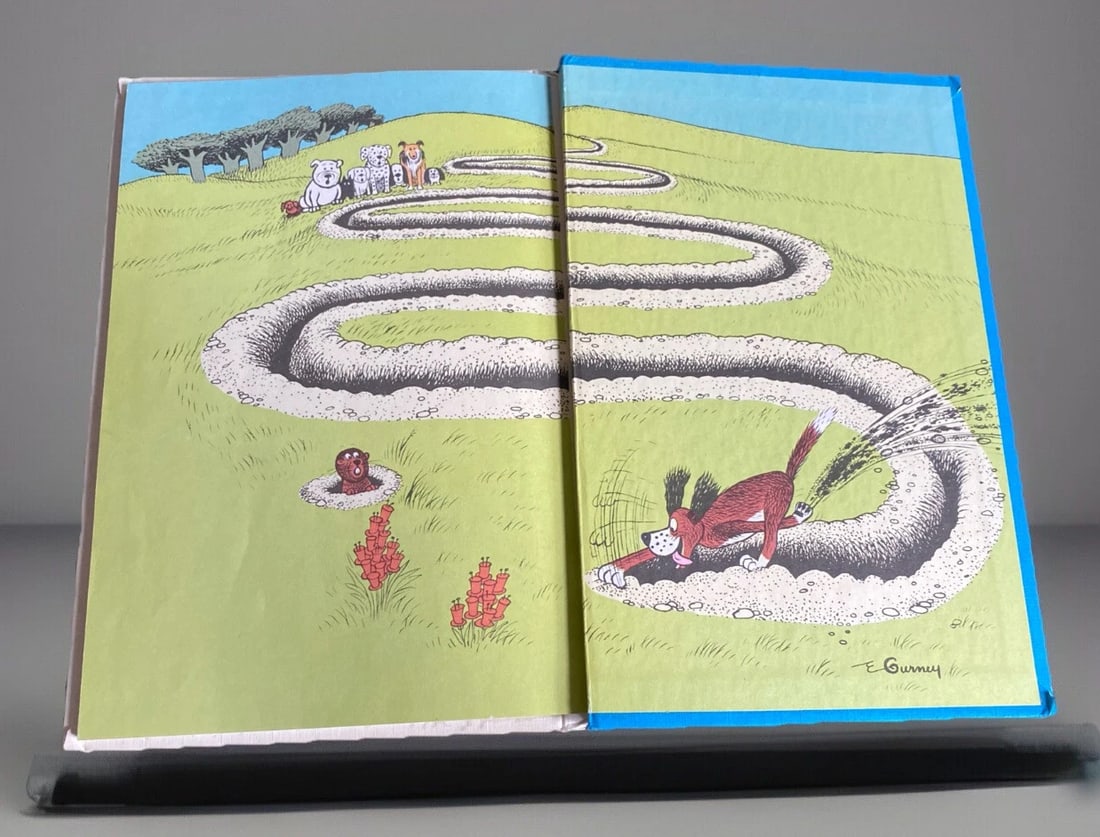 The Digging-est Dog Beginner Book HC 1967 Grolier BC Ed Al Perkins Very Good - 10