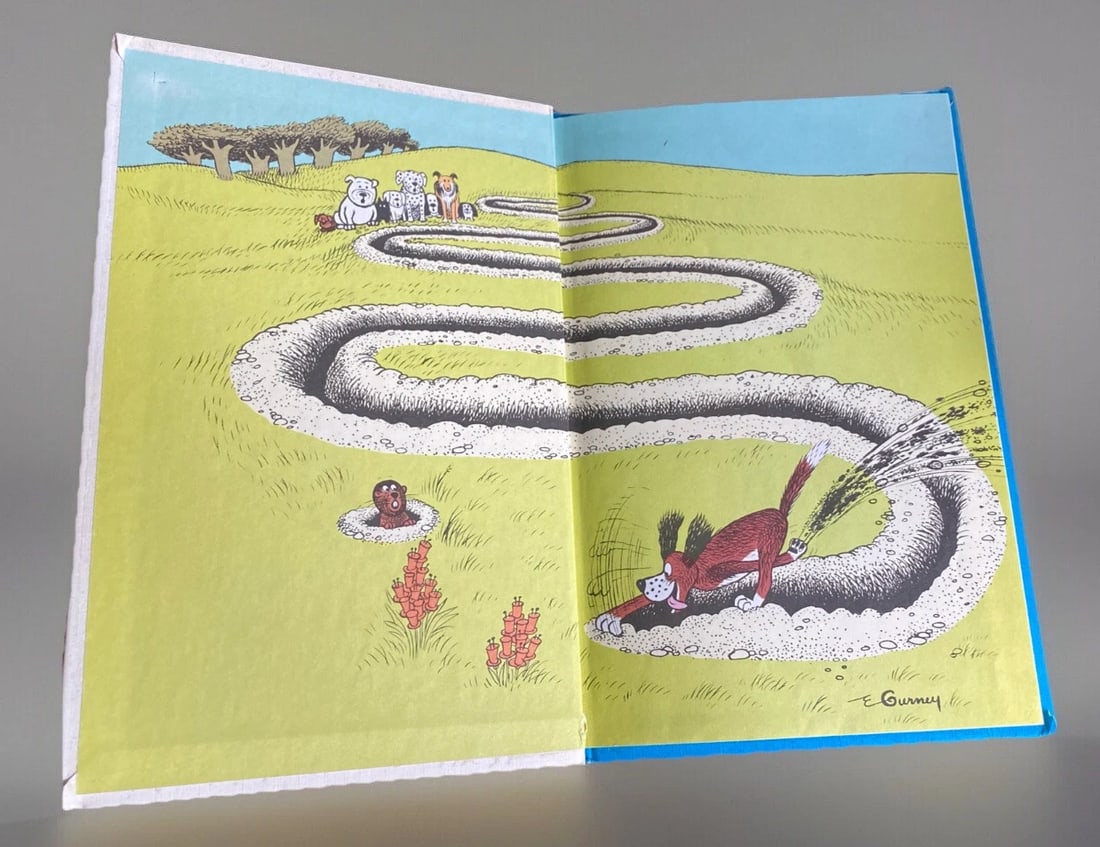 The Digging-est Dog Beginner Book HC 1967 Grolier BC Ed Al Perkins Very Good - 4