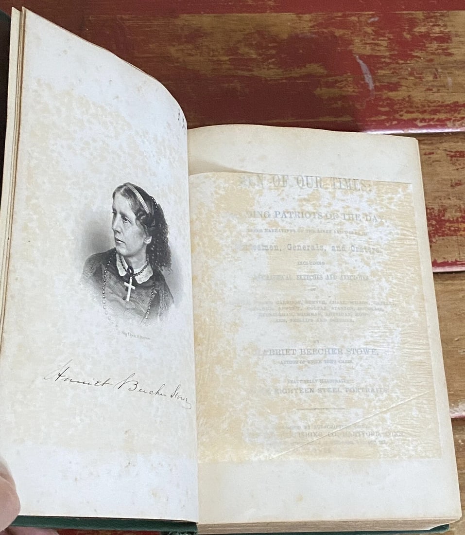 Men of Our Times / Leading Patriots of the Day 1868 Harriet Beecher Stowe Illus - 4