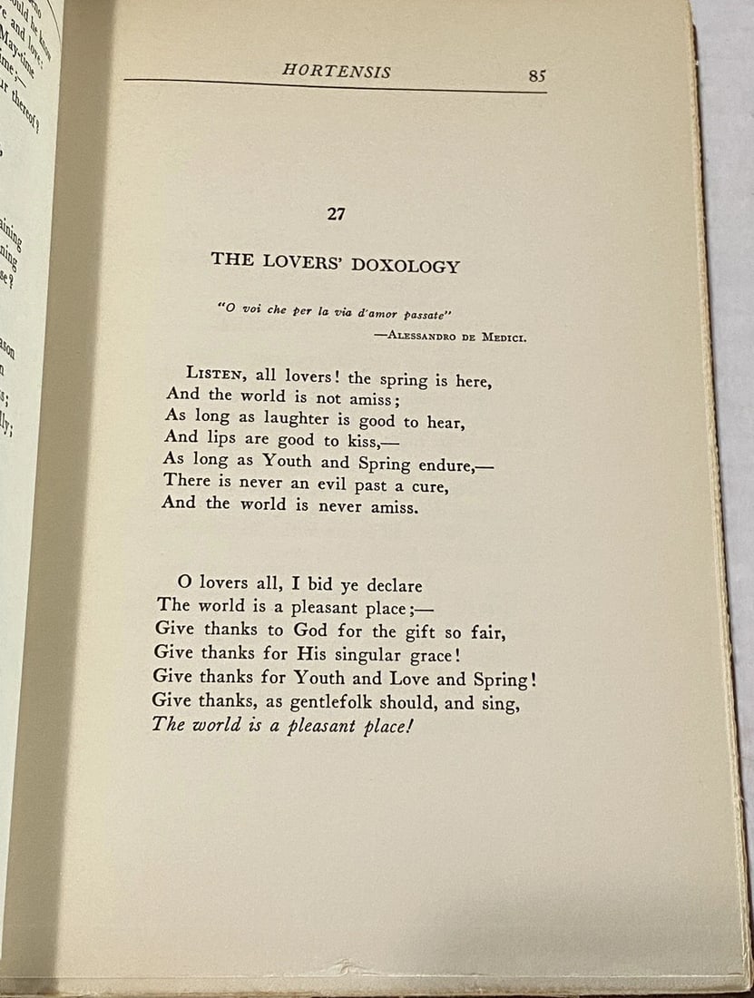 Cabell, James Branch 1924 From The Hidden Way McBride HC 1st Edition Very Good - 10