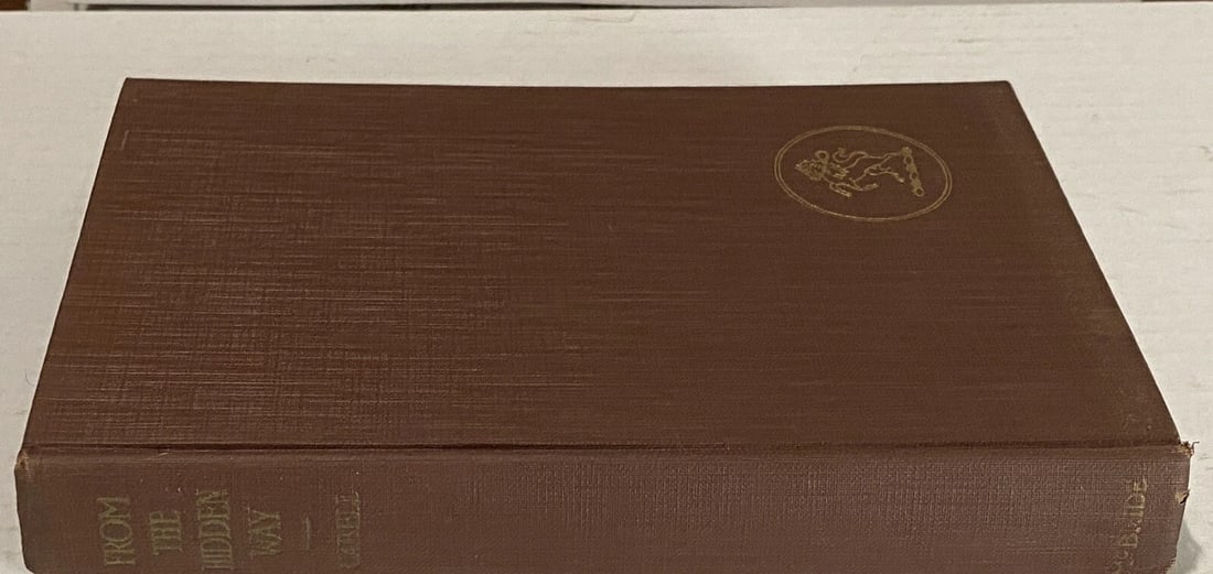 Cabell, James Branch 1924 From The Hidden Way McBride HC 1st Edition Very Good - 2