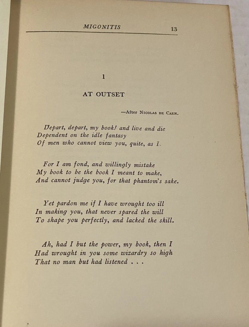 Cabell, James Branch 1924 From The Hidden Way McBride HC 1st Edition Very Good - 9