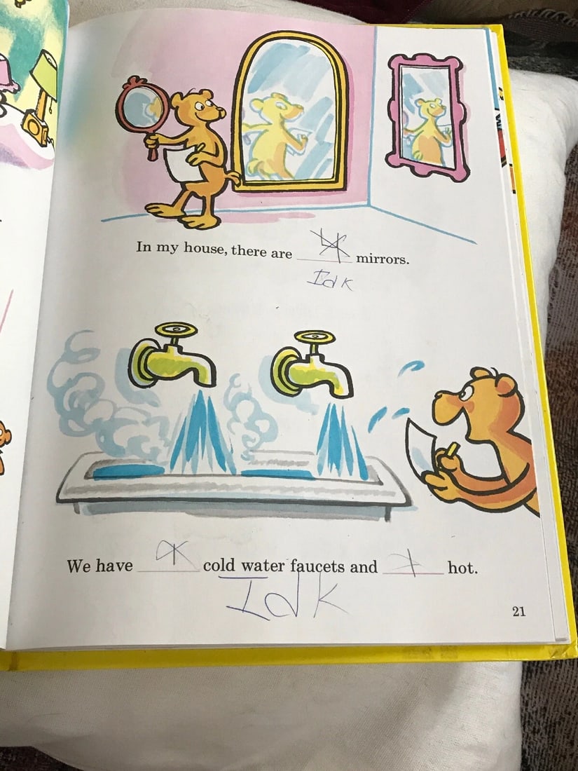 Classic Seuss: My Book about Me by Me Myself 1st Ed. 1969 Random House HC LOOK! - 12