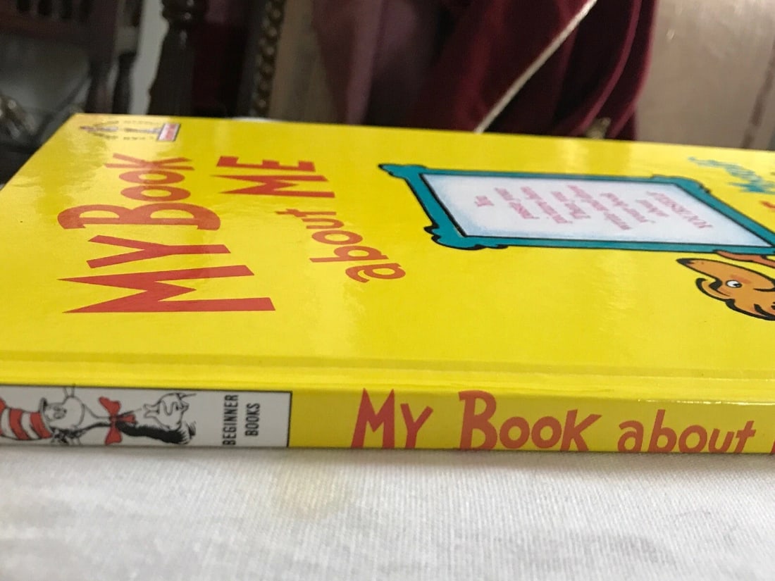 Classic Seuss: My Book about Me by Me Myself 1st Ed. 1969 Random House HC LOOK! - 2
