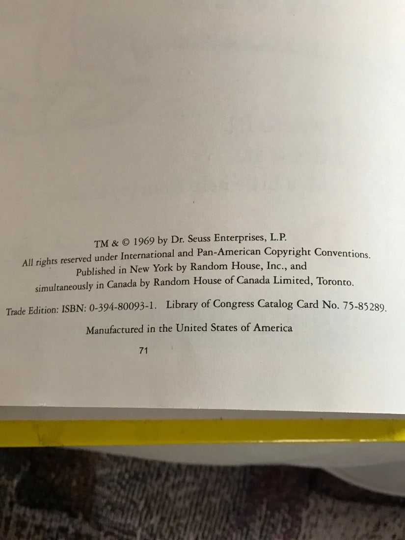 Classic Seuss: My Book about Me by Me Myself 1st Ed. 1969 Random House HC LOOK! - 6