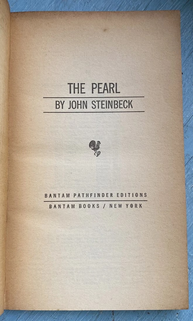 The Pearl by John Steinbeck 1963 18th Paperback A Bantam Pathfinder Edition Good - 3