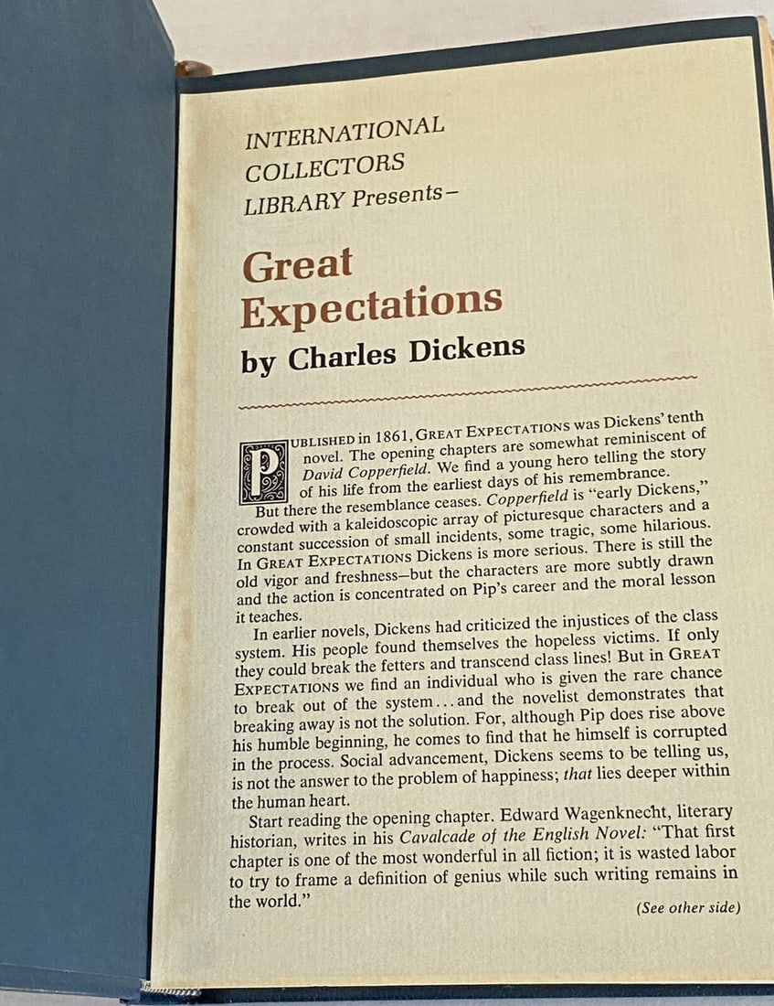 Great Expectations Charles Dickens Int'l. Collectors Library 24K HC NEAR FINE - 6