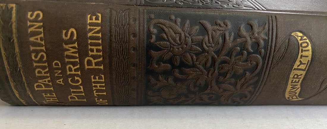 Bulwer Lytton's Works The Parisians, Pilgrims of the Rhine HC Belford Clarke 1st - 6