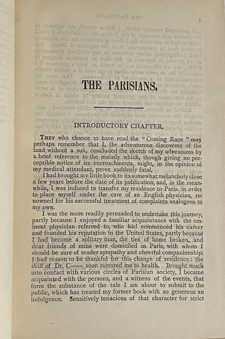 Bulwer Lytton's Works The Parisians, Pilgrims of the Rhine HC Belford Clarke 1st - 9