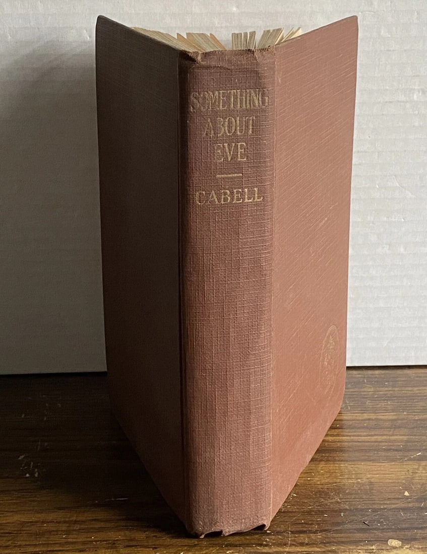 1st Edition 4th Print Something About Eve James Branch Cabell HC 1927 VGood - 7