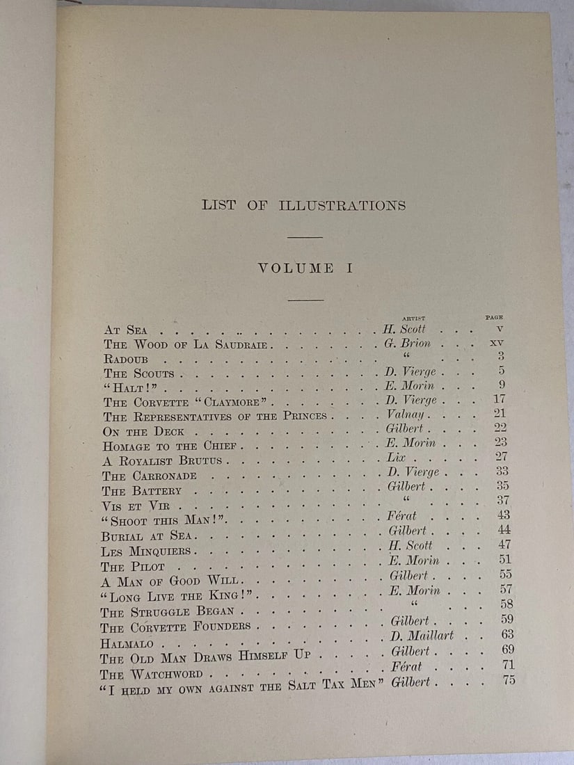 Victor Hugo’s Novels Vol. I Illustrated 1888 Library Edition Ninety Three VG - 11