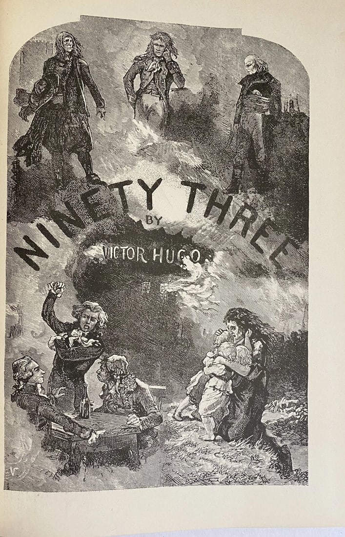 Victor Hugo’s Novels Vol. I Illustrated 1888 Library Edition Ninety Three VG - 4