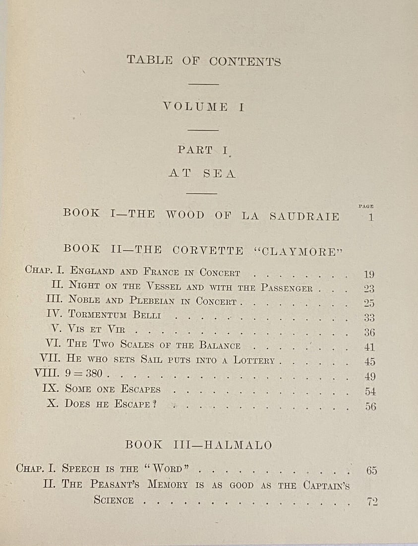 Victor Hugo’s Novels Vol. I Illustrated 1888 Library Edition Ninety Three VG - 9