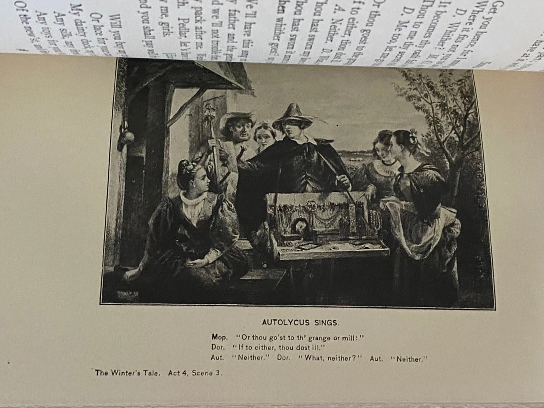 Shakespeare’s Works Elgin Ed. Deluxe Vol. XII #360/1000 Morris 1901 Winter’sTale - 7