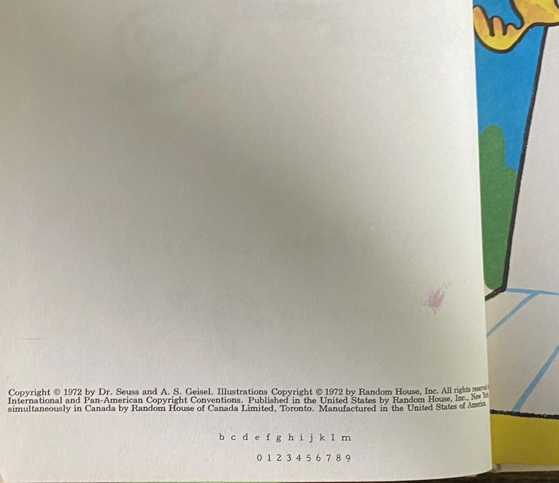 Dr. Seuss In A People House Theo LeSieg Book Club Edition 1972 1st Ed/Print VG - 4