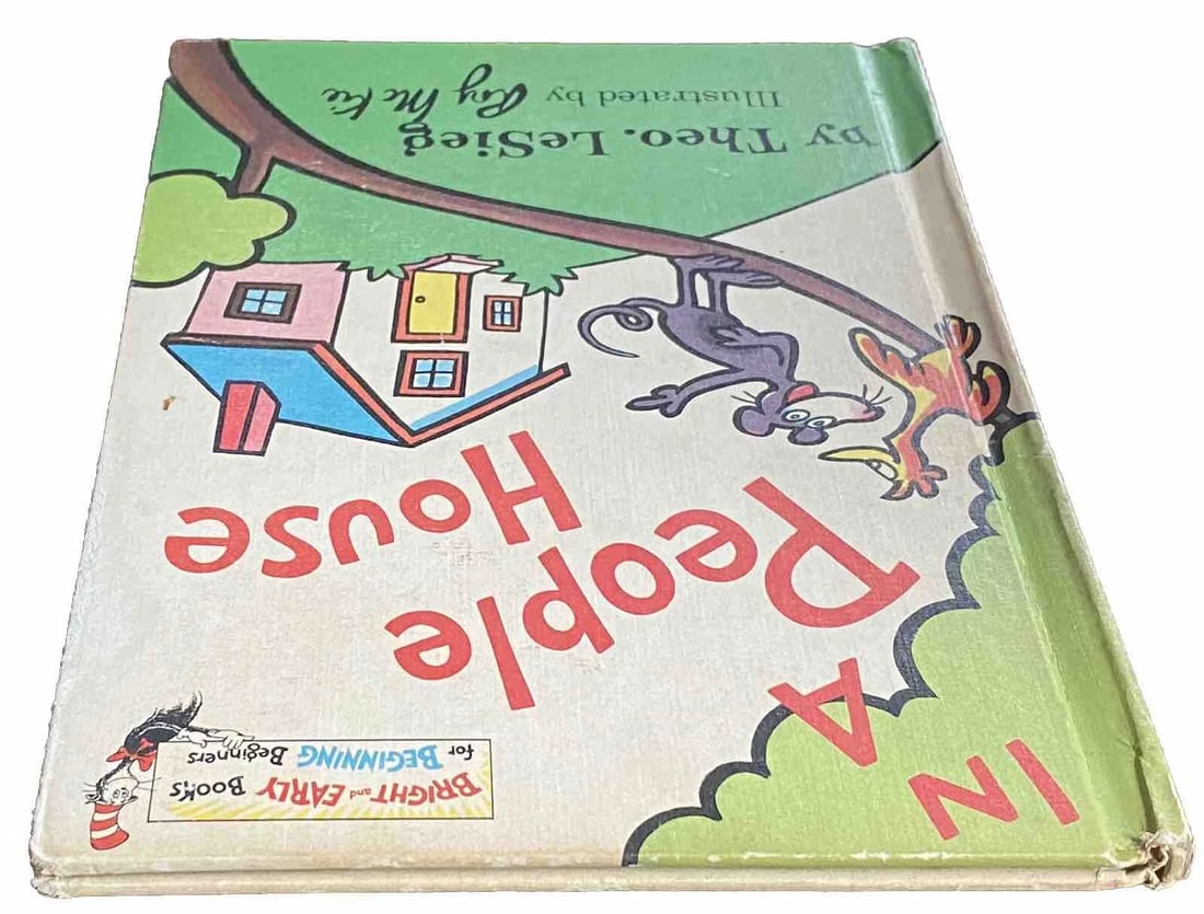 Dr. Seuss In A People House Theo LeSieg Book Club Edition 1972 1st Ed/Print VG - 5