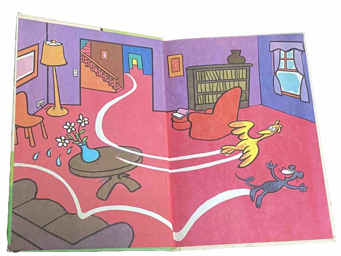 Dr. Seuss In A People House Theo LeSieg Book Club Edition 1972 1st Ed/Print VG - 8