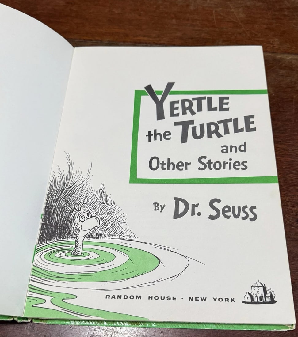 1958 YERTLE THE TURTLE and OTHER STORIES 1st Edition/Printing Dr. Seuss - 2