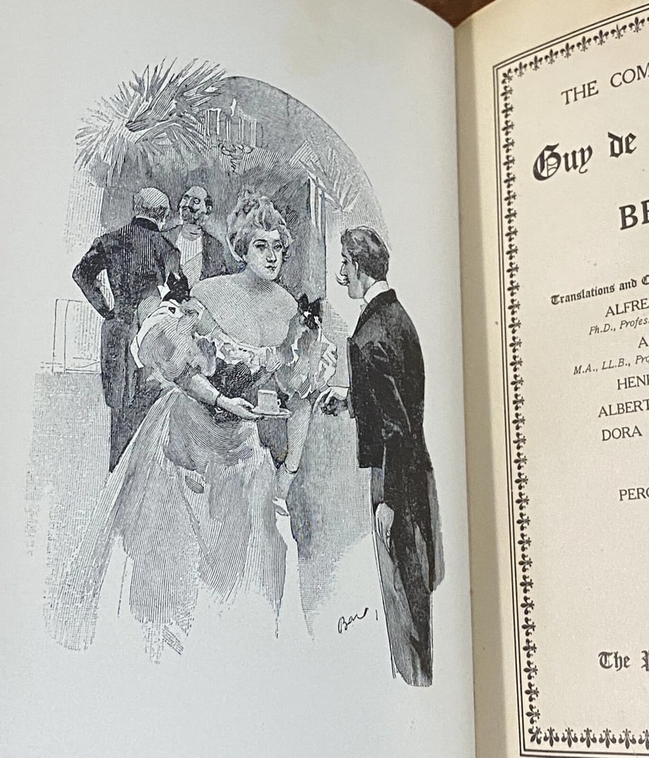 Guy De Maupassant Bel-Ami, Mademoiselle Pearl Vol.V 1910 Ltd. Ed. #173 Pearson - 3