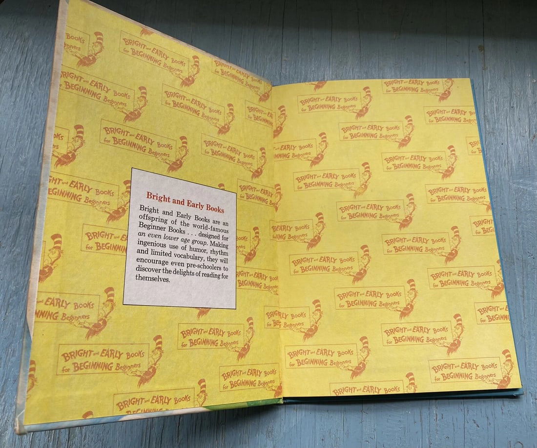 Great Day for Up Bright & Early Grolier BC 1st Edition Hardcover Dr. Seuss 1974 - 5