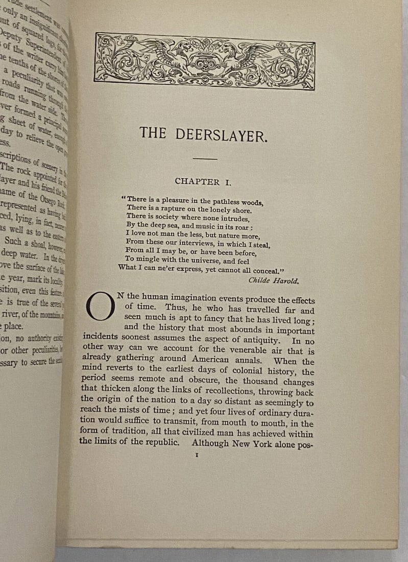 The Deerslayer James Fenimore Cooper LeatherStocking Edition Ltd Ed #478/1000 HC - 10