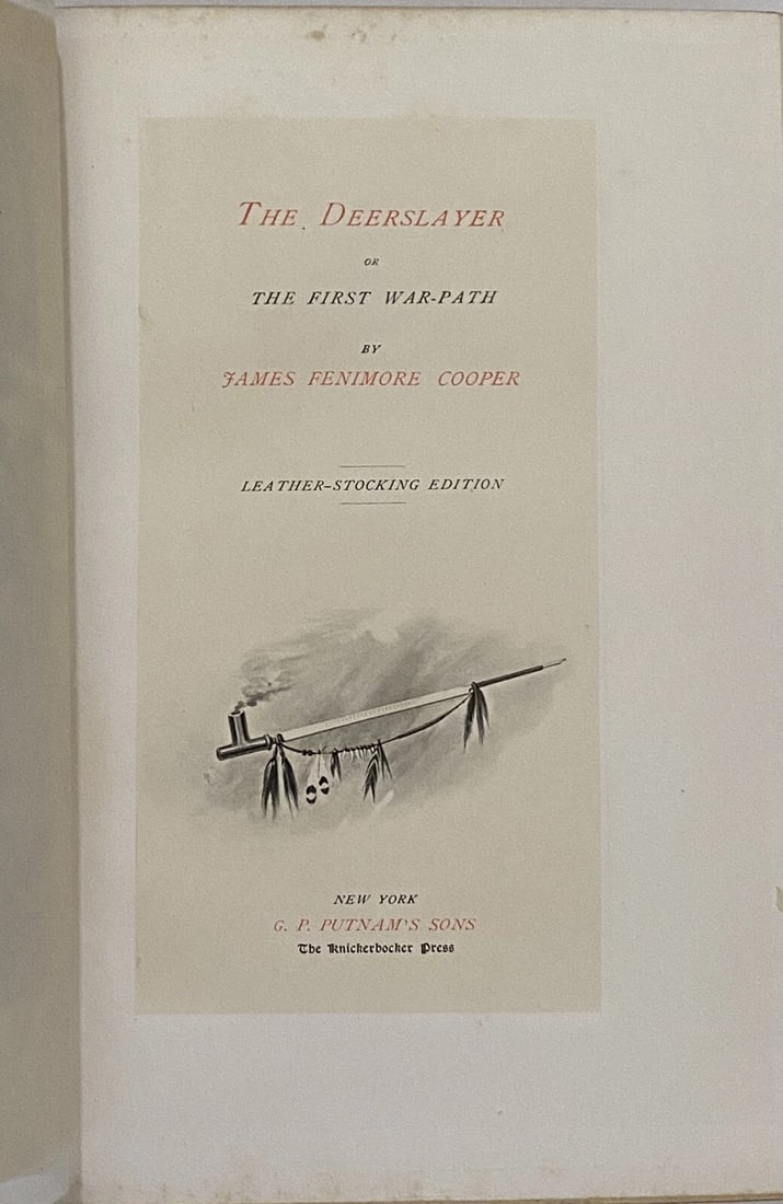 The Deerslayer James Fenimore Cooper LeatherStocking Edition Ltd Ed #478/1000 HC - 2