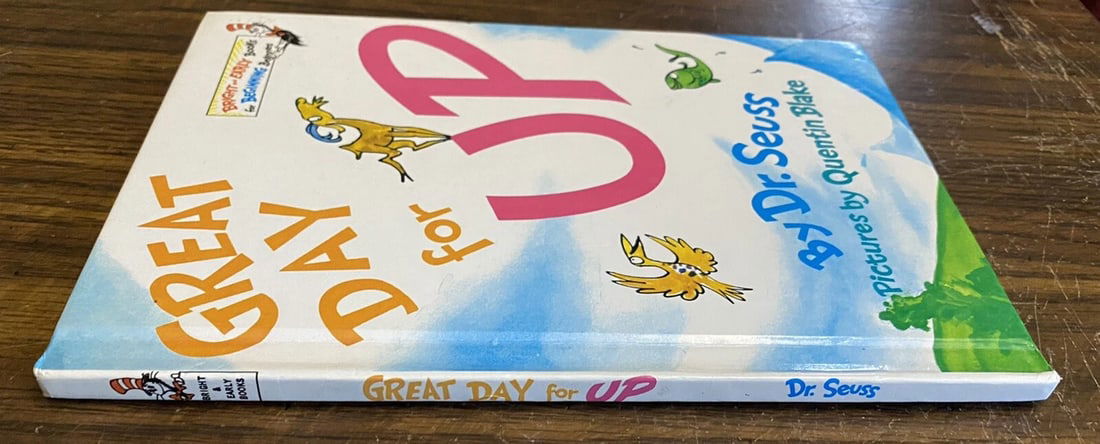 Dr Seuss Great Day for Up First Edition 1975 Early Print OP 123 Near Fine - 7