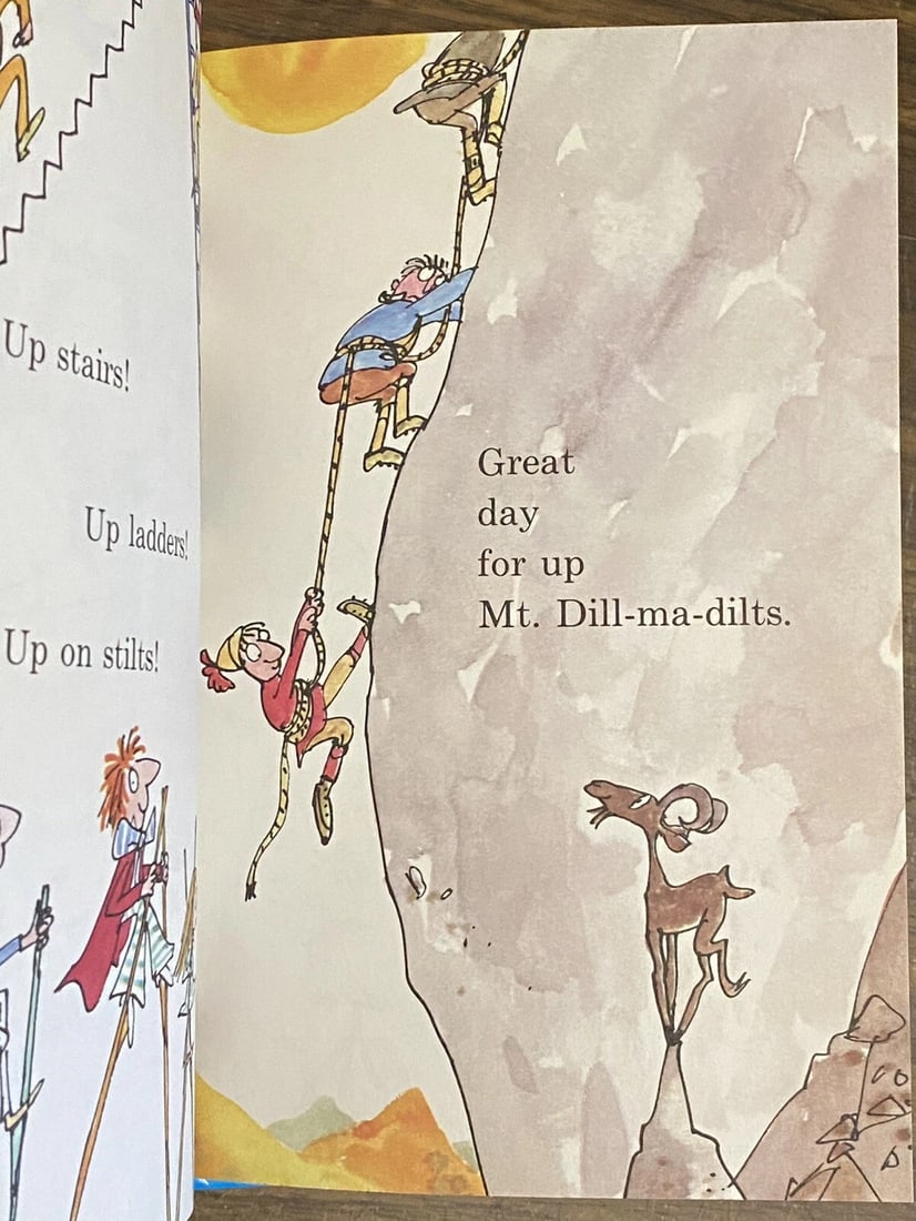 Dr Seuss Great Day for Up First Edition 1975 Early Print OP 123 Near Fine - 9