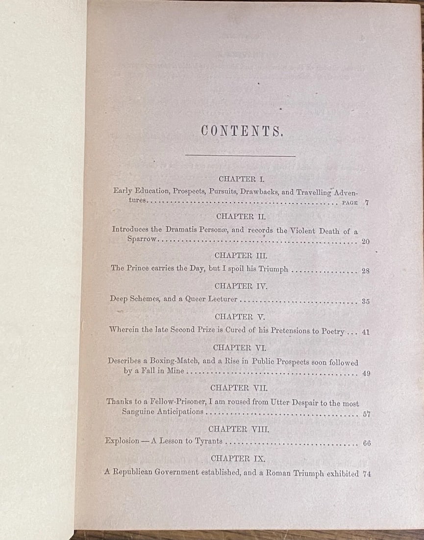Lorenzo Benoni: Or, Passages in the Life of an Italian-Friend, 1853 Redfield:NY - 9