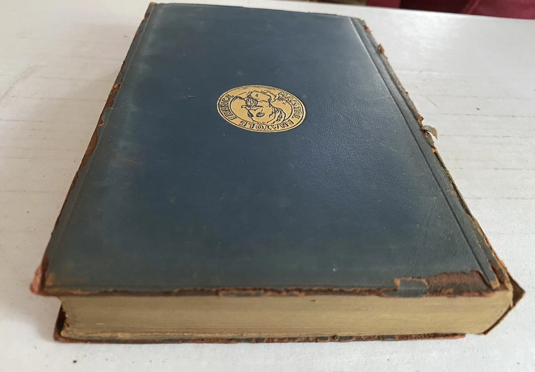 Antique Book The Amethyst Ring Anatole France Blue Leather 1923 Dodd Mead & Co. - 5