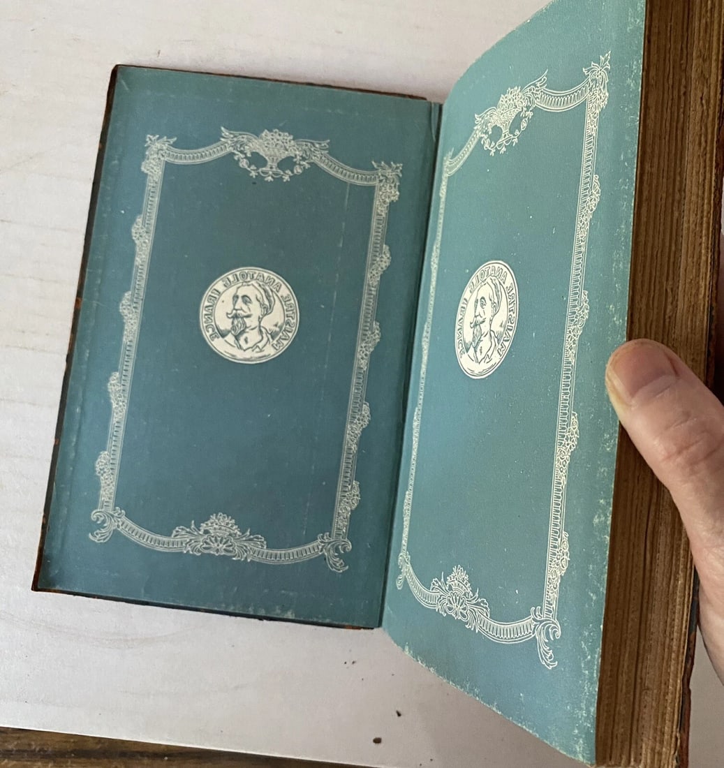 Antique Book The Amethyst Ring Anatole France Blue Leather 1923 Dodd Mead & Co. - 8