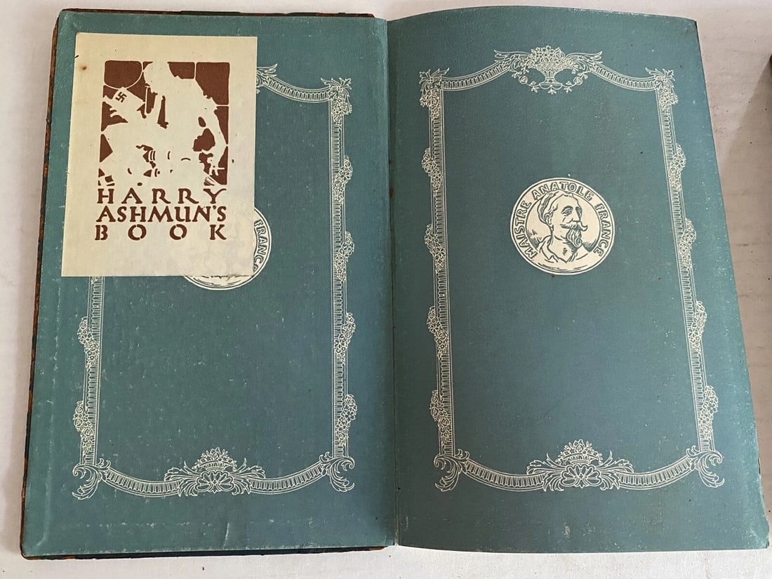 Antique Book The Amethyst Ring Anatole France Blue Leather 1923 Dodd Mead & Co. - 9