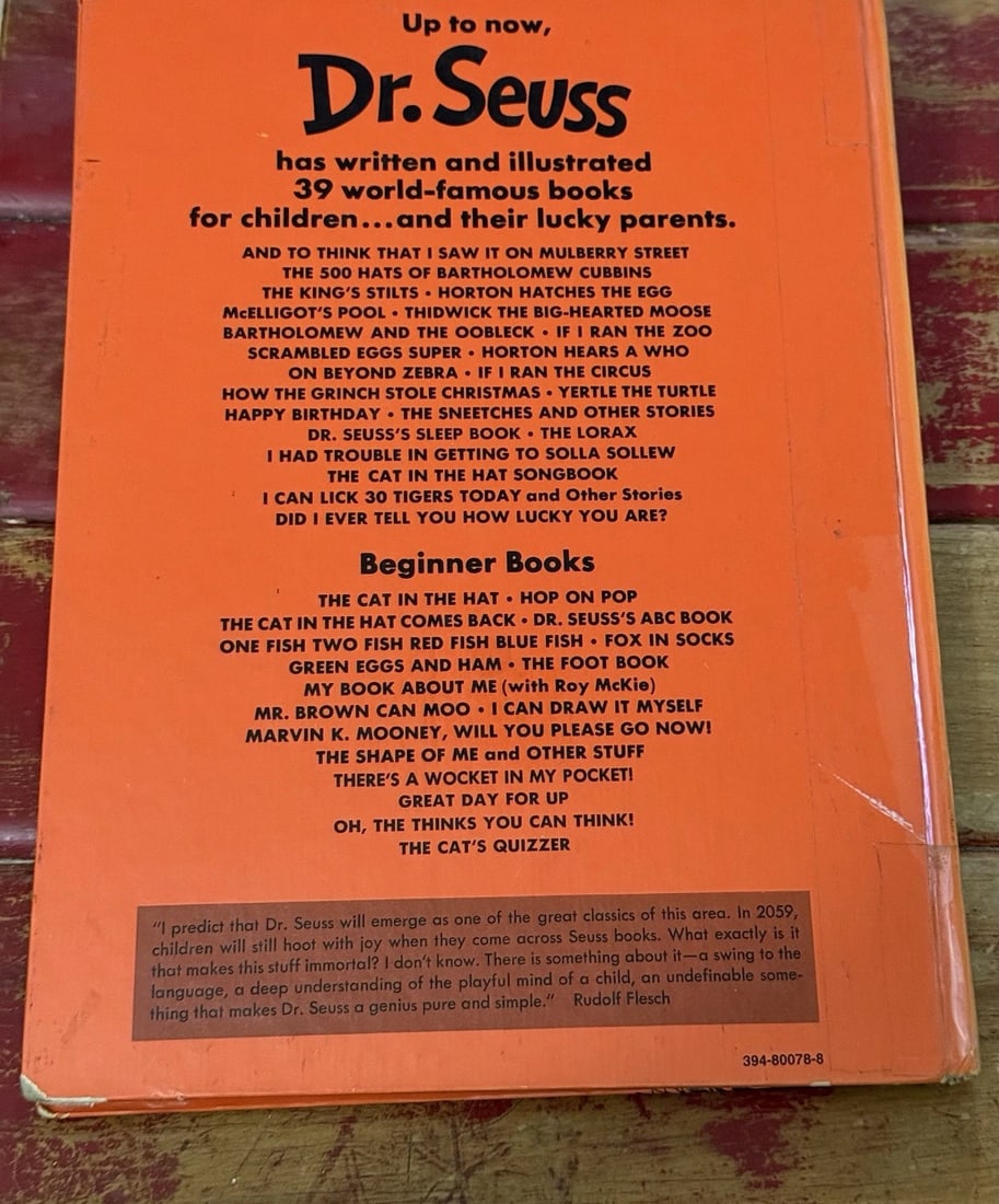 Horton Hears A Who Dr Seuss Book 1st Edition 1954 Hardcover Vintage - 4