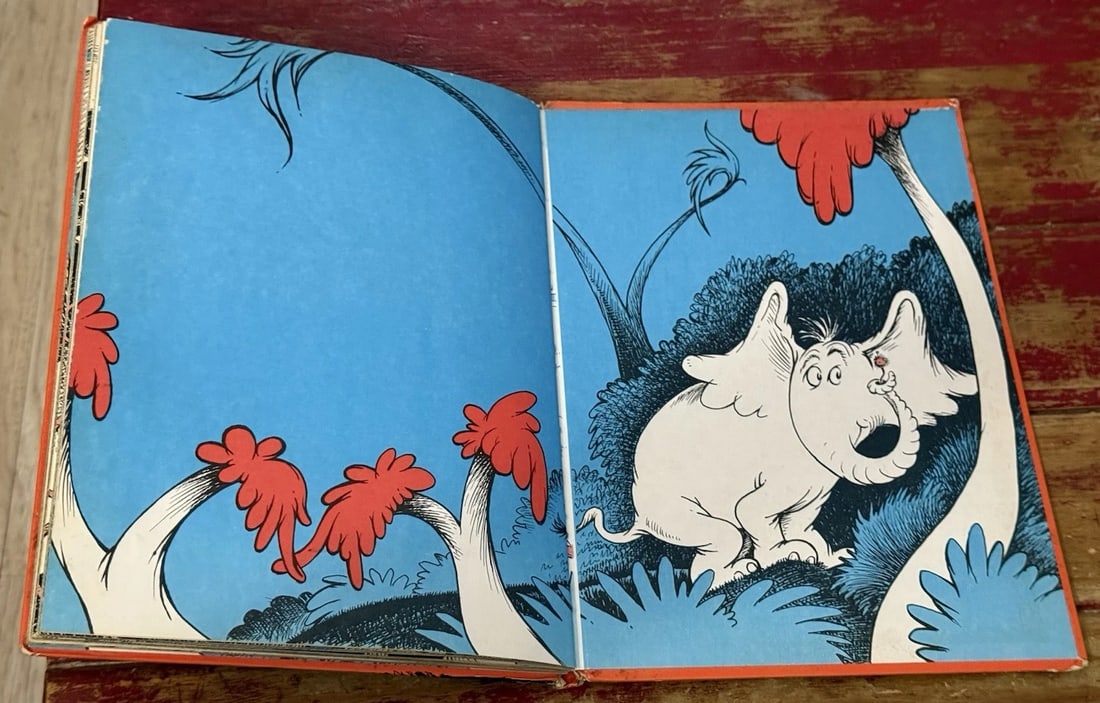 Horton Hears A Who Dr Seuss Book 1st Edition 1954 Hardcover Vintage - 5