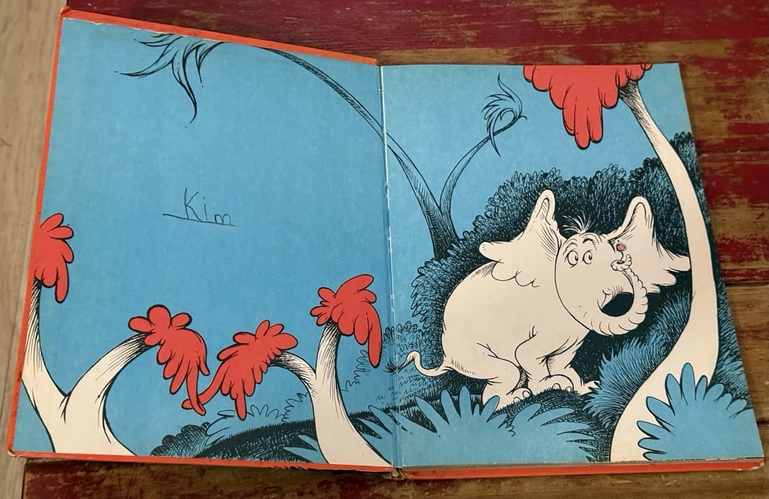Horton Hears A Who Dr Seuss Book 1st Edition 1954 Hardcover Vintage - 8